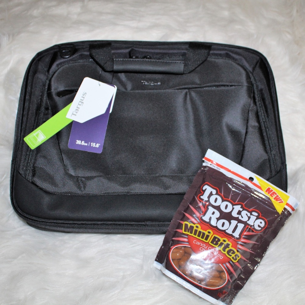 NWT Targus 15.6" Topload Black Briefcase